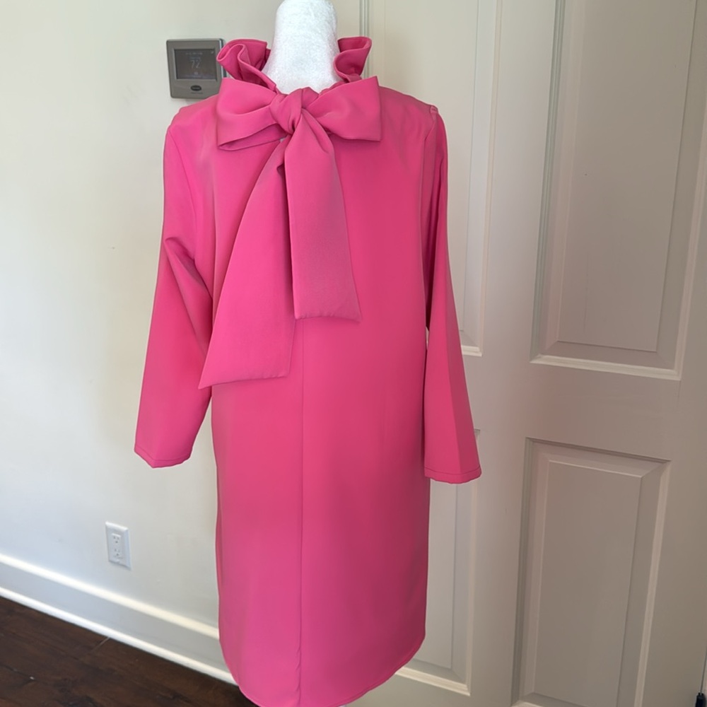 Tuckernuck - Hot Pink Daphne Mini Dress - Size: Medium - Picture 6 of 9